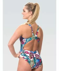 Dolfin Classics Women's Coral Reef Print One Piece Swimsuit Swimwear