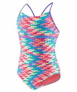 Speedo Girls Strappy 1-Piece-Multi