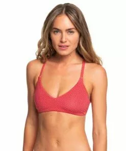 Swimwear Roxy Beach Classics Reversable Fixed Triangle Bikini Top