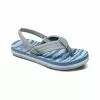 Kid's New Arrivals Reef AHI Toddler Flipflops-Blue Grey