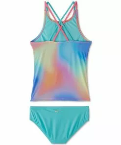 Nike Spectrum Spiderback Girls Tankini Set