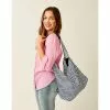 Carve Sophia Shoulder Tote: Navy Stripe Accessories