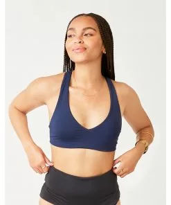 Swimwear Carve La Jolla Reversible Top: Black/Navy