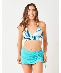 Swimwear Carve Hoku Swim Skirt: Ceramic