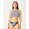 Carve Sanitas Reversible Bottom: Stargazer/Navy Stripe Swimwear