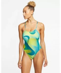 Swimwear Nike Spectrum Lace Up Tie Back One Piece 14 Swimwear Nike Spectrum Lace Up Tie Back One Piece