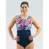 Dolfin Aquashape Wysteria High Neck Clasp Back One Piece Swimsuit Aquatic Fitness 2 Dolfin Aquashape Wysteria High Neck Clasp Back One Piece Swimsuit Aquatic Fitness