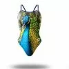 Q Swimwear Peacock Sunback Tank