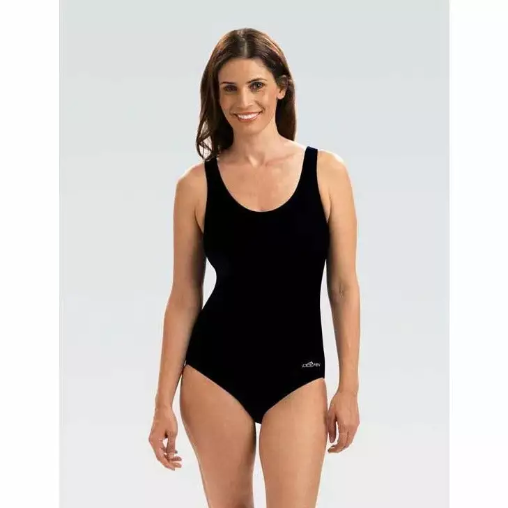 Dolfin Solid Moderate Scoop Back 3 Dolfin Solid Moderate Scoop Back