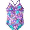 Speedo Girls' Jungle Floral One-Piece 2 Speedo Girls' Jungle Floral One-Piece