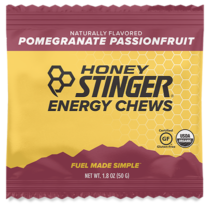 Energy Gels & Chews Honey Stinger Pomegranate Passion Organic Energy Chew 3 Energy Gels & Chews Honey Stinger Pomegranate Passion Organic Energy Chew