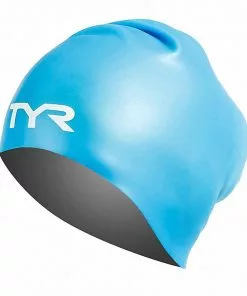 Swim Caps TYR Long Hair Wrinkle Free Silicone Cap
