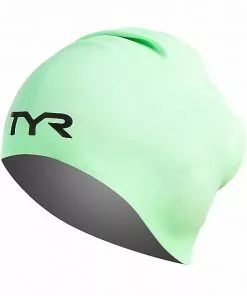 Swim Caps TYR Long Hair Wrinkle Free Silicone Cap