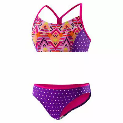Speedo Girls Diamond Geo Splice 2-PC 3 Speedo Girls Diamond Geo Splice 2-PC