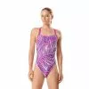Speedo Electric Palm Volt Back One Piece