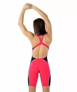Swimwear Speedo LZR Pure Intent Open Back Kneeskin- Red