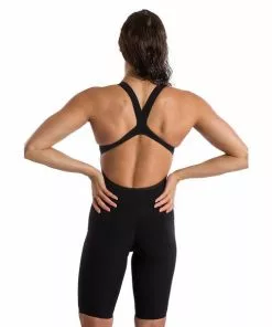 Swimwear Speedo LZR Pure Valor Kneeskin Open Back- Black