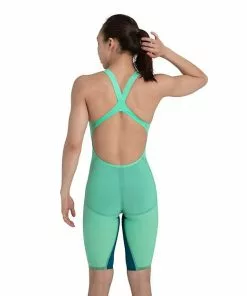 Swimwear Speedo LZR Pure Valor Kneeskin Open Back- Green Glow