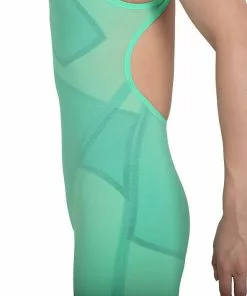Swimwear Speedo LZR Pure Valor Kneeskin Open Back- Green Glow