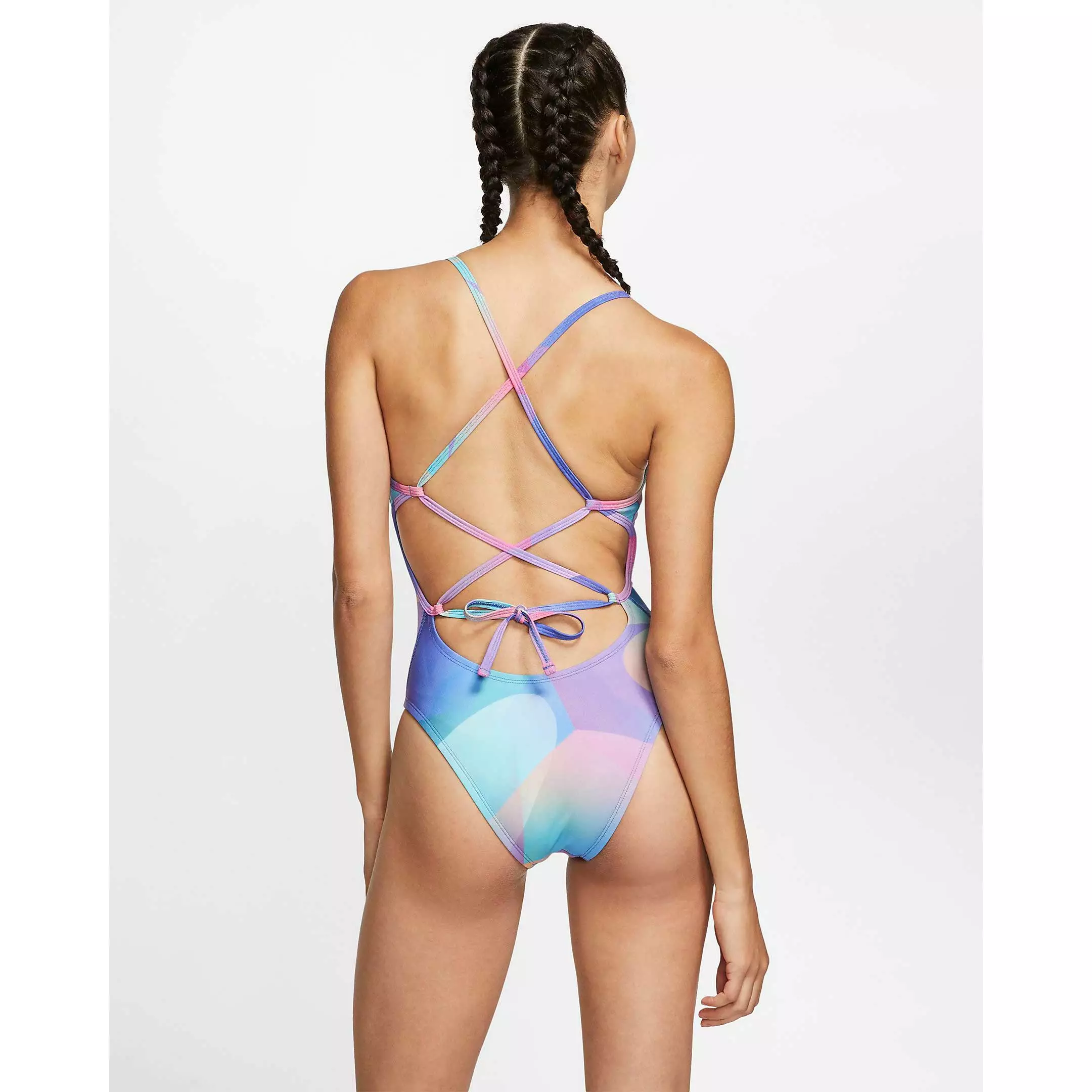 Swimwear Nike Spectrum Lace Up Tie Back One Piece 6 Swimwear Nike Spectrum Lace Up Tie Back One Piece