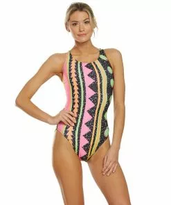 Swimwear Dolfin Classics Women's Heat Wave Print One Piece Swimsuit