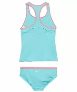 Nike Girls Solid Racerback Tankini Set