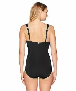 Jantzen Women's Draped Surplice One Piece