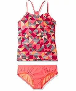 Nike Girls Optic Pop Tankini 2-PC Set 9 Nike Girls Optic Pop Tankini 2-PC Set