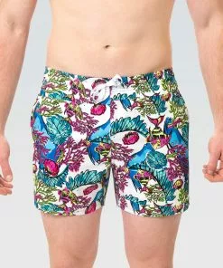 Dolfin Men's 5" Swim Trunk- Coral Reef Swimwear