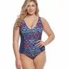 Dolfin Aquashape Morocco V-Neck Plus Size Swimsuit 1 Dolfin Aquashape Morocco V-Neck Plus Size Swimsuit