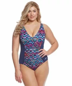 Dolfin Aquashape Morocco V-Neck Plus Size Swimsuit