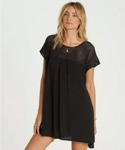 Swimwear Billabong Meshin Around Cover Up Dress
