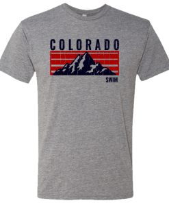 MI Sports Tees & Tanks Swim Colorado Mountain Logo T-Shirt