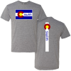 MI Sports Swim Colorado Flag T-Shirt