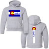 MI Sports Swim Colorado Flag Cotton Hoody