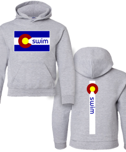 MI Sports Swim Colorado Flag Cotton Hoody