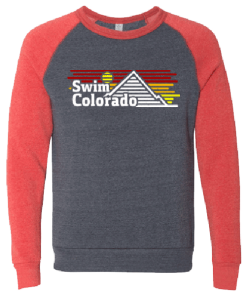 MI Sports Hoodies & Sweatshirts Swim Colorado Retro Crewneck Sweatshirt