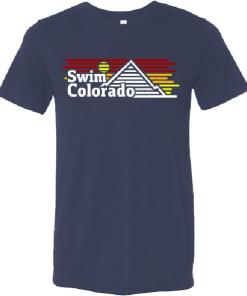 MI Sports Swim Colorado Retro T-Shirt Tees & Tanks