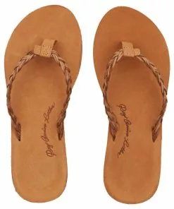 Roxy Lorraine Leather Braid Sandals Shoes