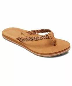 Roxy Lorraine Leather Braid Sandals Shoes