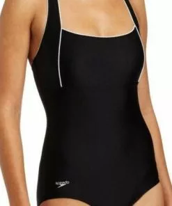 Speedo Endurance+ Piped Maillot Swimsuit Swimwear