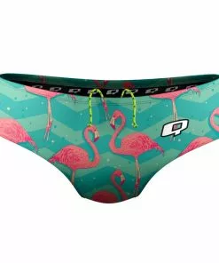 Q Swimwear Flamingo Brief