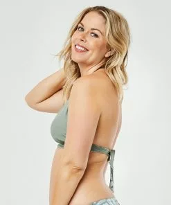 Carve Beth Reversible Top- Moss