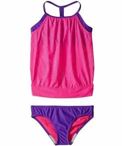 Speedo Girls Blouson Tankini Set