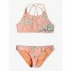 Roxy Girl Darling Girl Crop Top Bikini Set