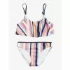 Kid's New Arrivals Roxy Girls 7-16 Lovely Shine Flutter Bikini Set
