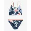 Kid's New Arrivals Roxy Girls 7-16 Summer Good Wave Crop Top Bikini Set