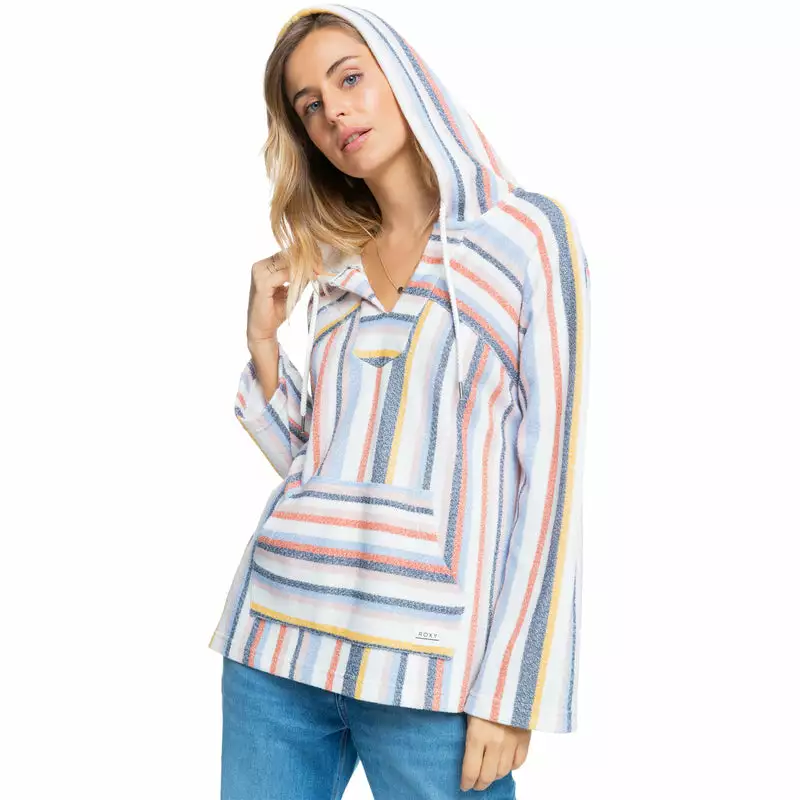 Tops Roxy Wild And Free Poncho Hoodie 5 Tops Roxy Wild And Free Poncho Hoodie