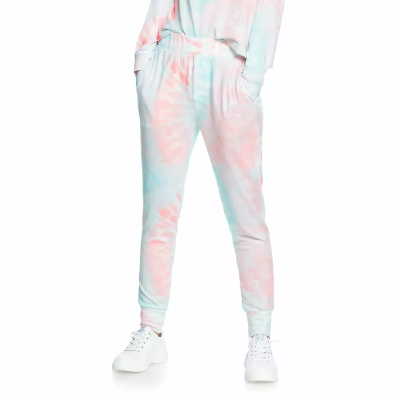 Roxy Current Mood Tie-Dye Cozy Pants Bottoms 3 Roxy Current Mood Tie-Dye Cozy Pants Bottoms