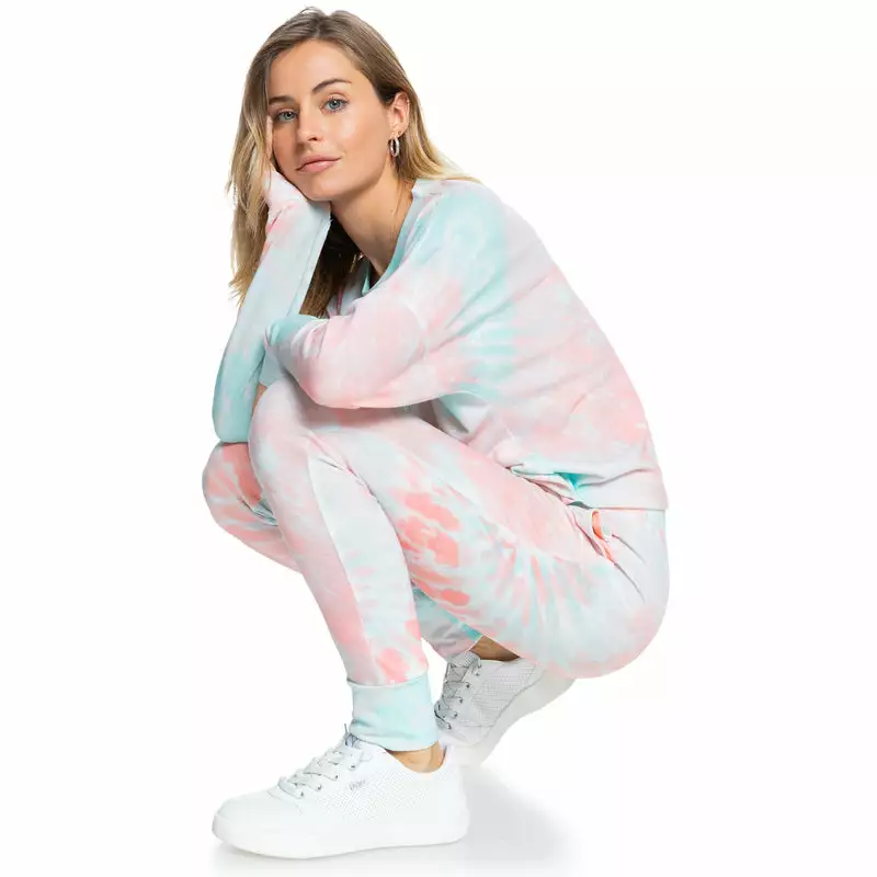 Roxy Current Mood Tie-Dye Cozy Pants Bottoms 7 Roxy Current Mood Tie-Dye Cozy Pants Bottoms